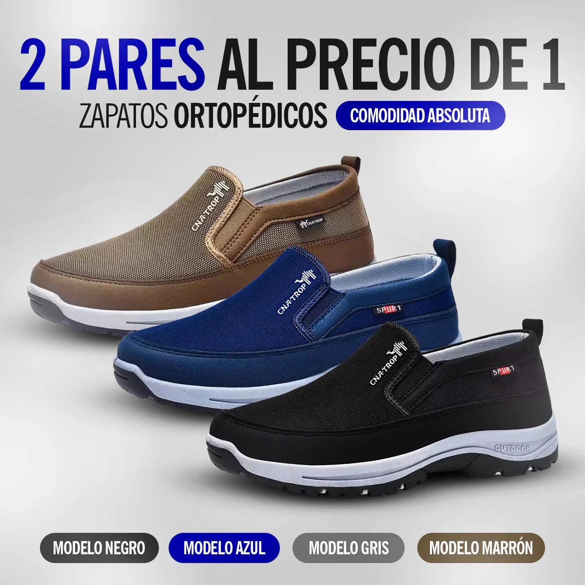 2 PARES AL PRECIO DE 1 – Zapatos Cómodos Vereda